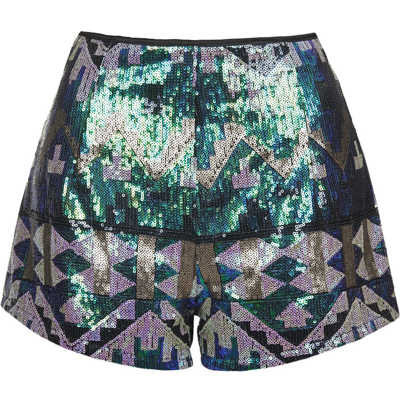 Topshop **All-Over Sequin Shorts by Rare