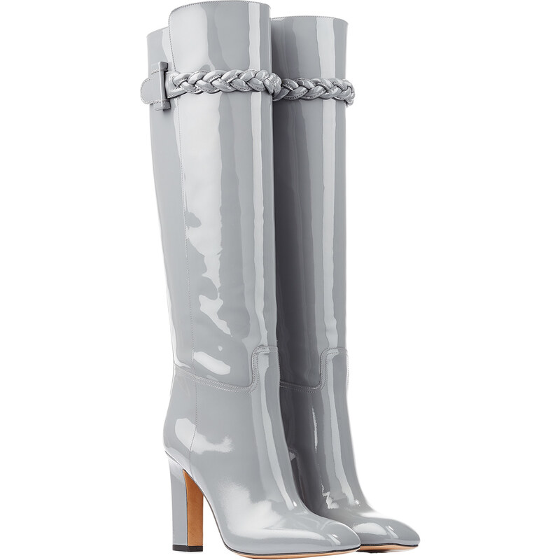 Valentino TBC Knee-High Patent Leather Boot