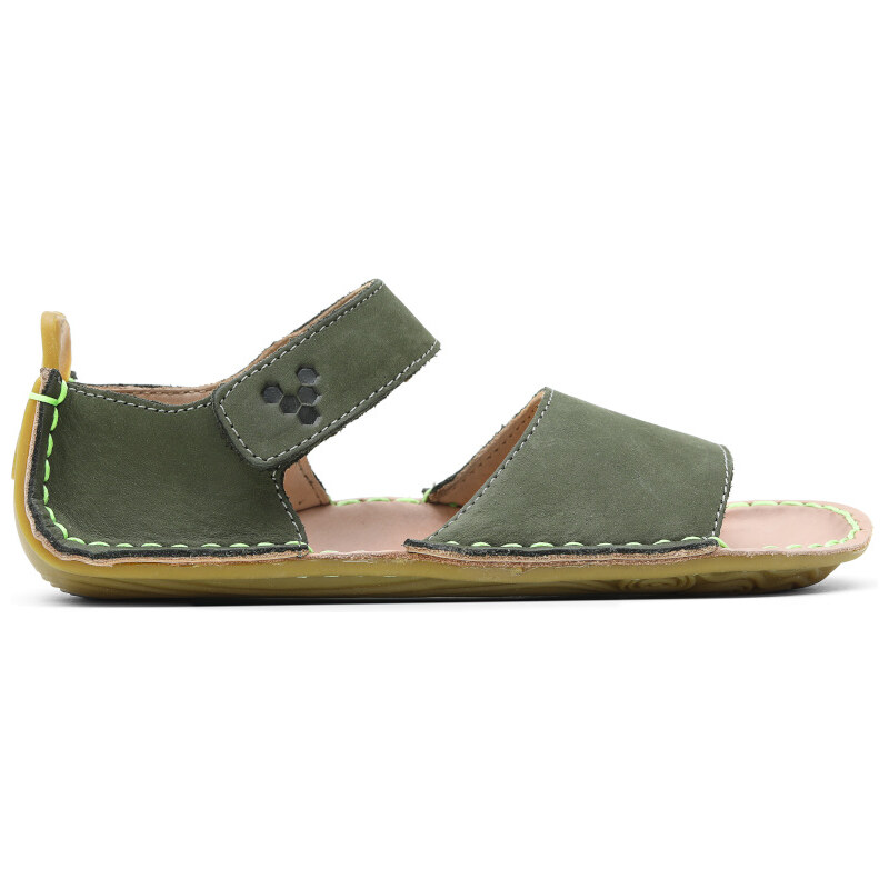 Vivobarefoot ABABA SANDAL KIDS BOTANICAL GREEN - 26