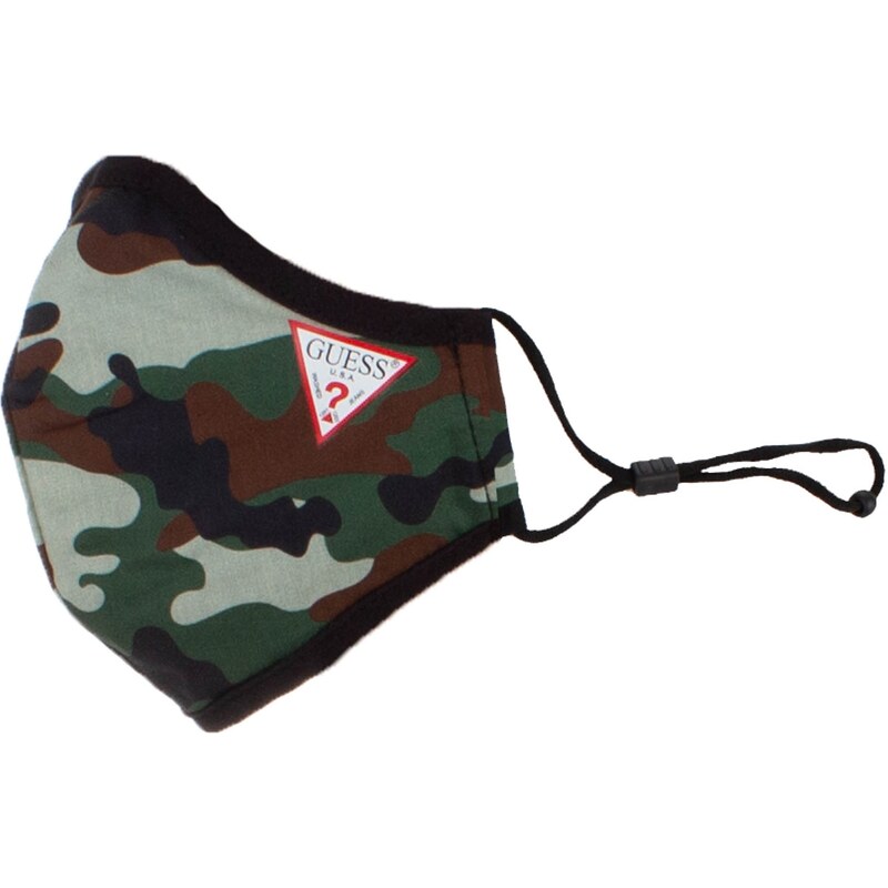 Bavlněná unisex rouška W0YZ17WDXC0-P1CM maskáčová - Guess 100295866