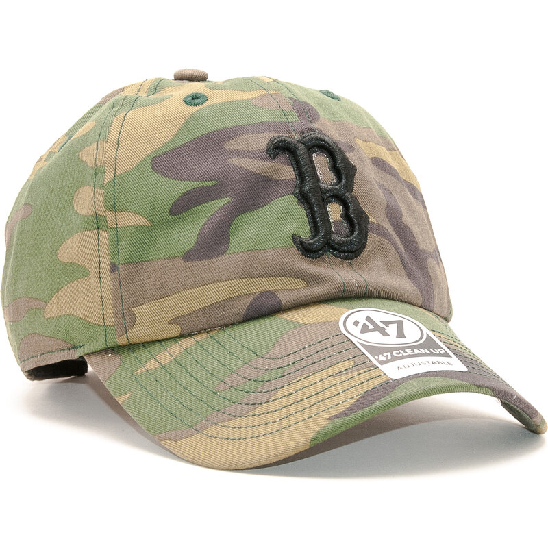 Kšiltovka 47 Brand Boston Red Sox Clean Up Unwashed Camo Strapback