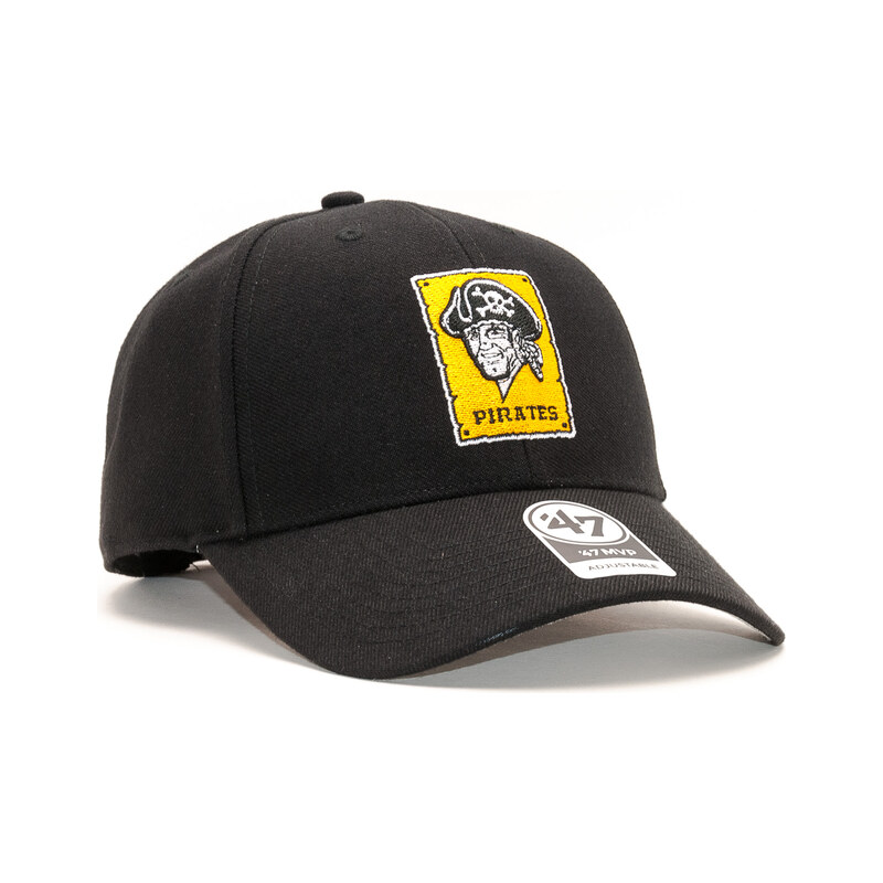 Kšiltovka 47 Brand Pittsburgh Pirates MVP Black Strapback
