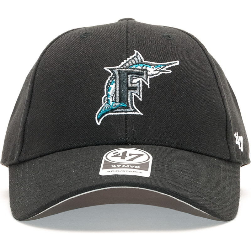 Kšiltovka 47 Brand Miami Marlins Cooperstown Black Strapback