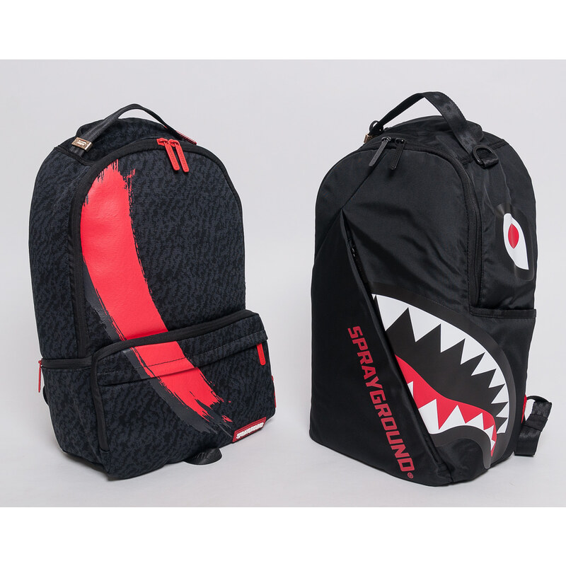 Sprayground Batoh Evil Battle Sneaker Cargo černý objem 20,7L