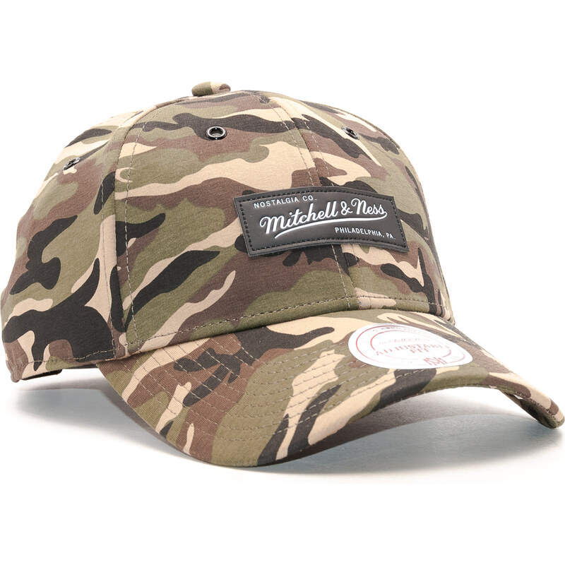 Kšiltovka Mitchell & Ness Stance Stretchfit Green Camo Snapback