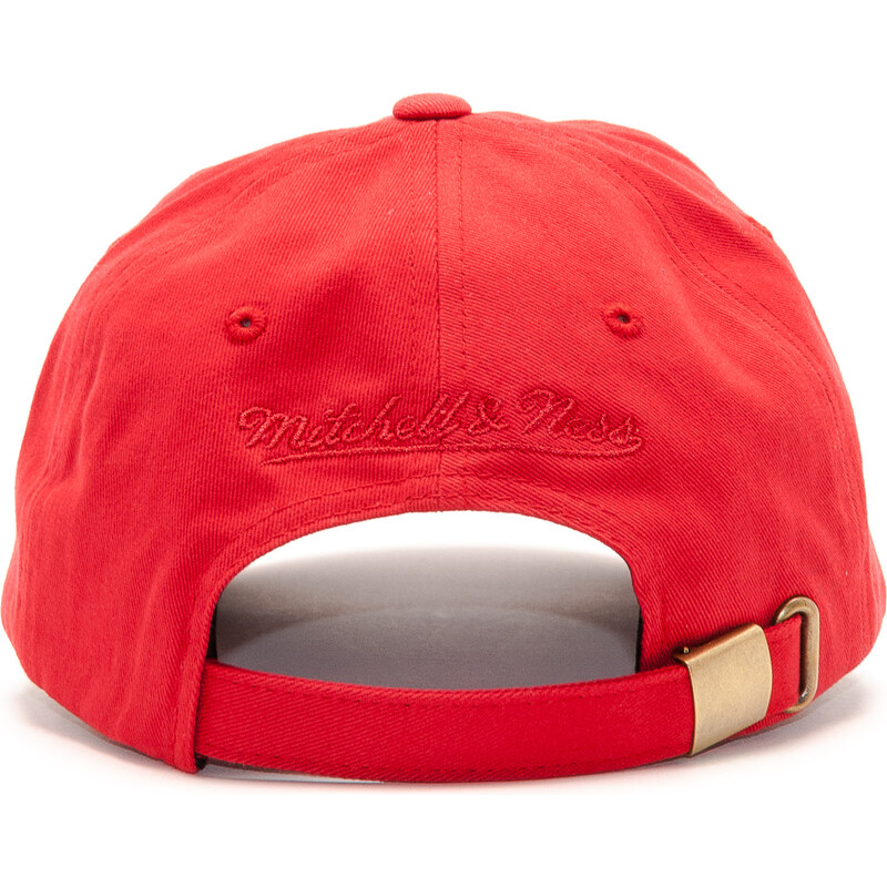 Kšiltovka Mitchell & Ness Small Jersey Dad Hat Chicago Bulls Red Strapback