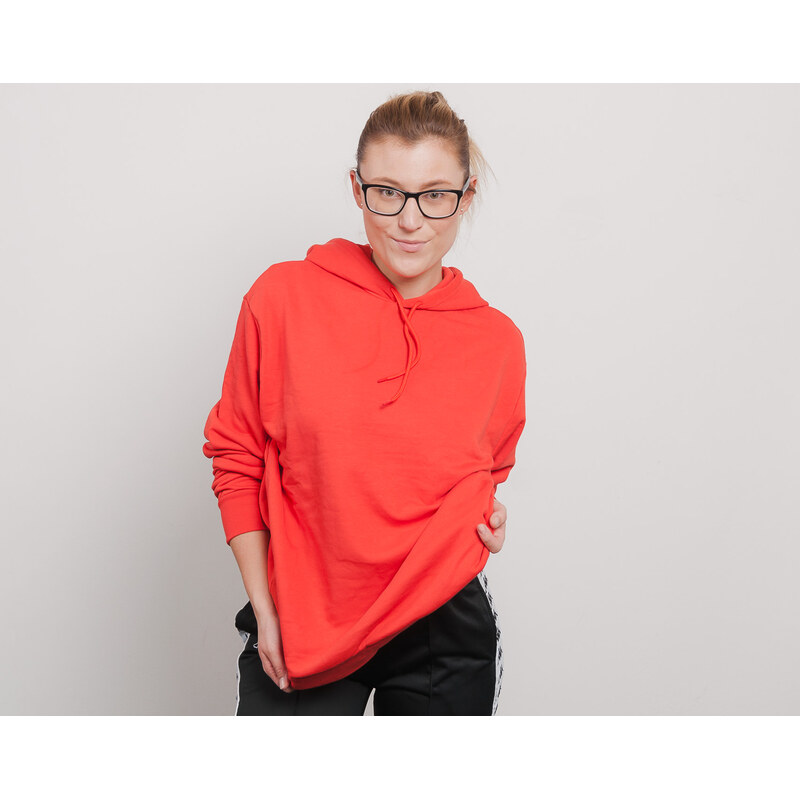 Dámská Mikina S Kapucí Cheap Monday Cheat Hood Repeat Logo Coral 106186749