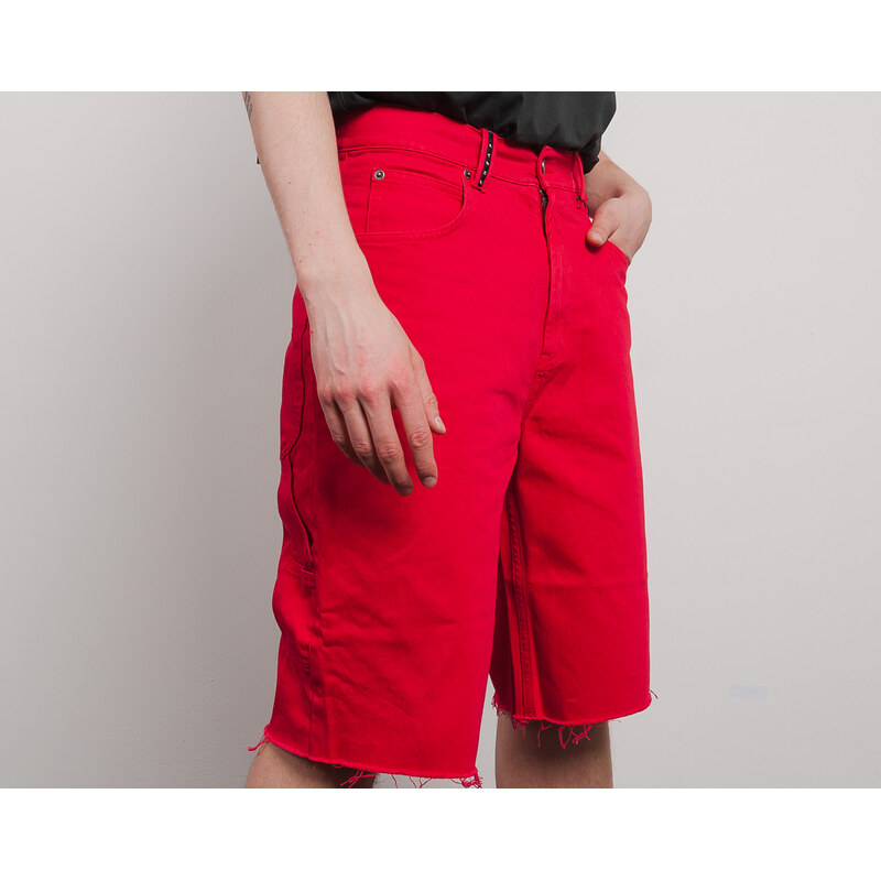 Kraťasy Cheap Monday Cred Shorts OD Red 51851114