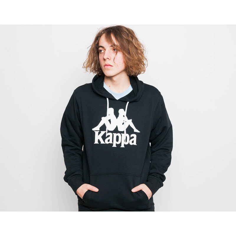 Mikina s Kapucí Kappa Authentic Zimim Black/White 51851262