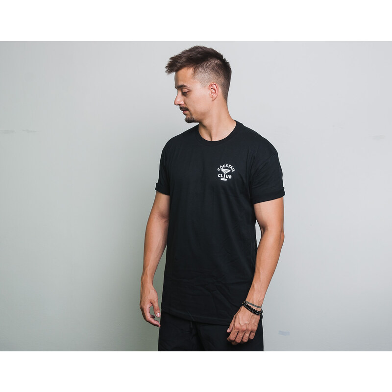 Triko Good Worth Cocktail Club Tee Black