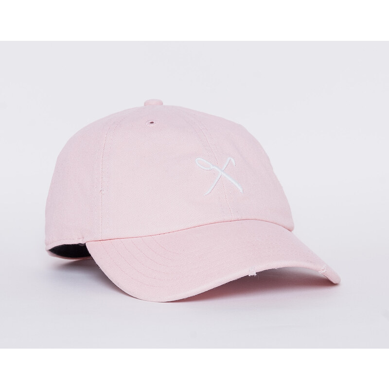 Kšiltovka King Apparel Hardgraft Curved Peak Distressed Pink