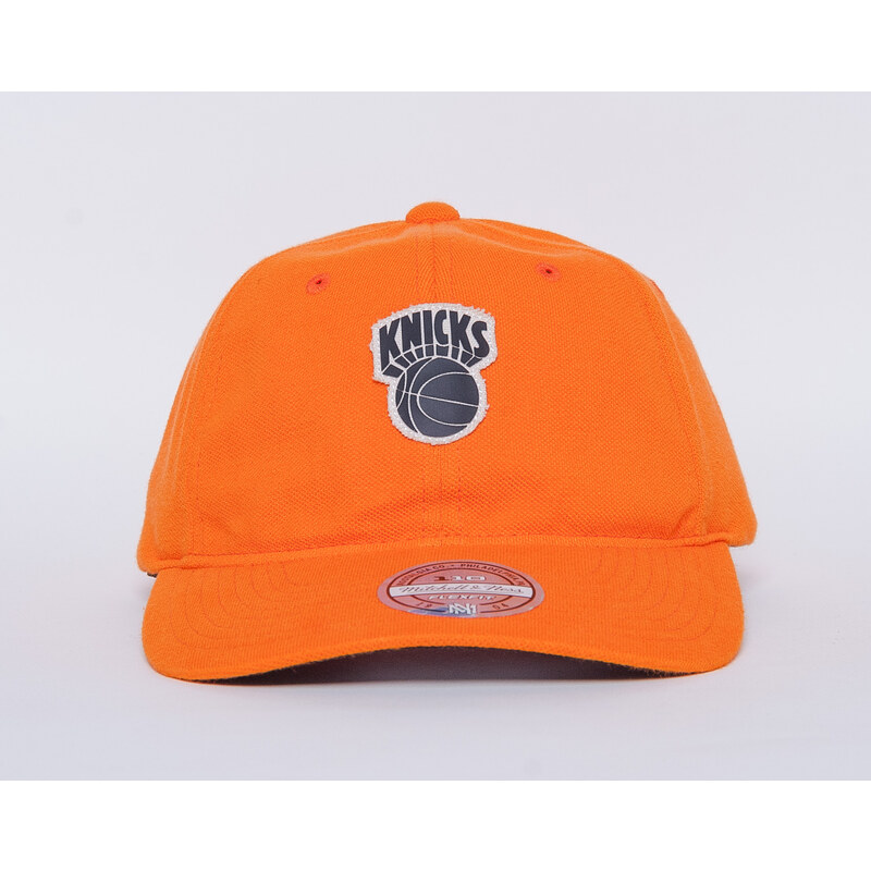 Kšiltovka Mitchell & Ness Jock New York Knicks Orange Strapback