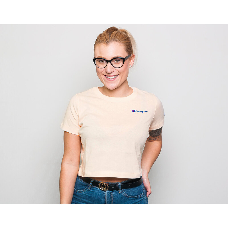 Crop Top Champion Crewneck Peach 111582 PS107 VNC 51851398