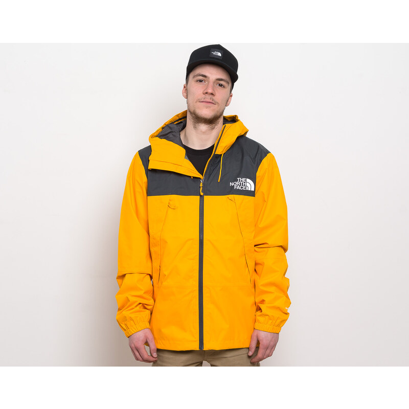 The north face 1990 mountain q store jacket zinnia orange