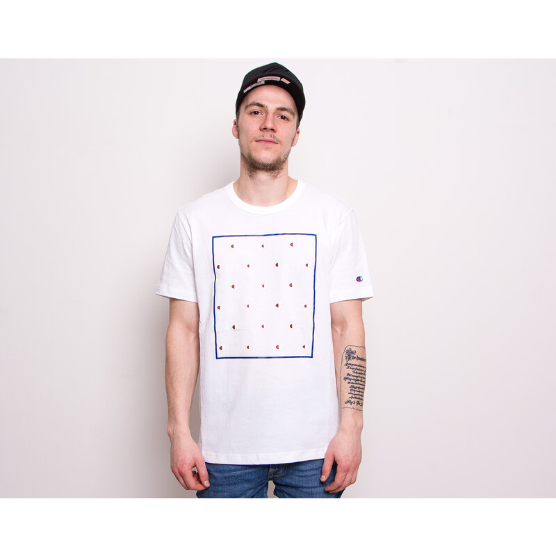 Triko Champion Crewneck T-Shirt UV Color Change White 213292 WW001