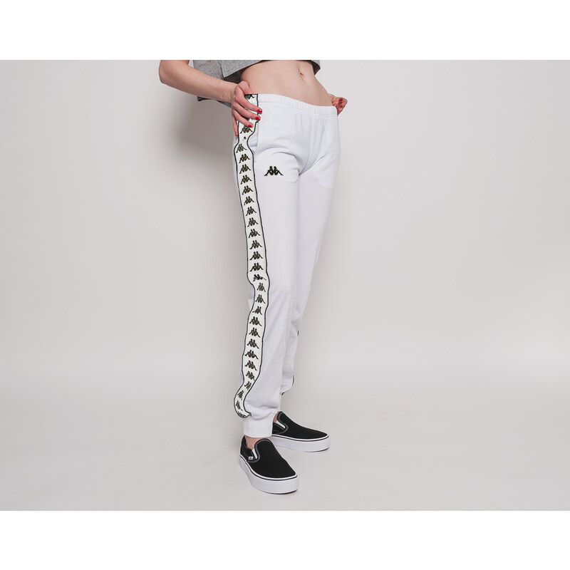 Dámské Tepláky Kappa Banda Wrastoria White/Black 51851559