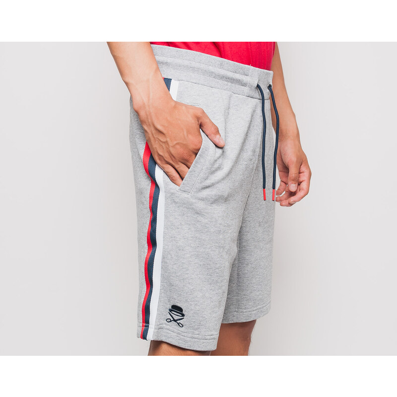 Kraťasy Cayler & Sons White Label Taped Sweatshorts Heather Grey