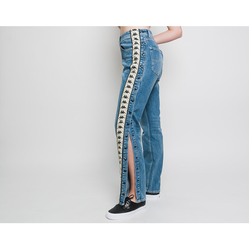 Dámské Kalhoty Kappa Authentic Besto Blue Cobalt Beige