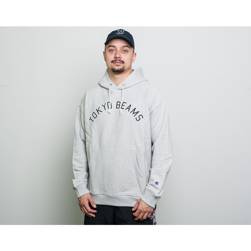 Mikina Champion Tokyo Beams Hooded Sweatshirt Grey