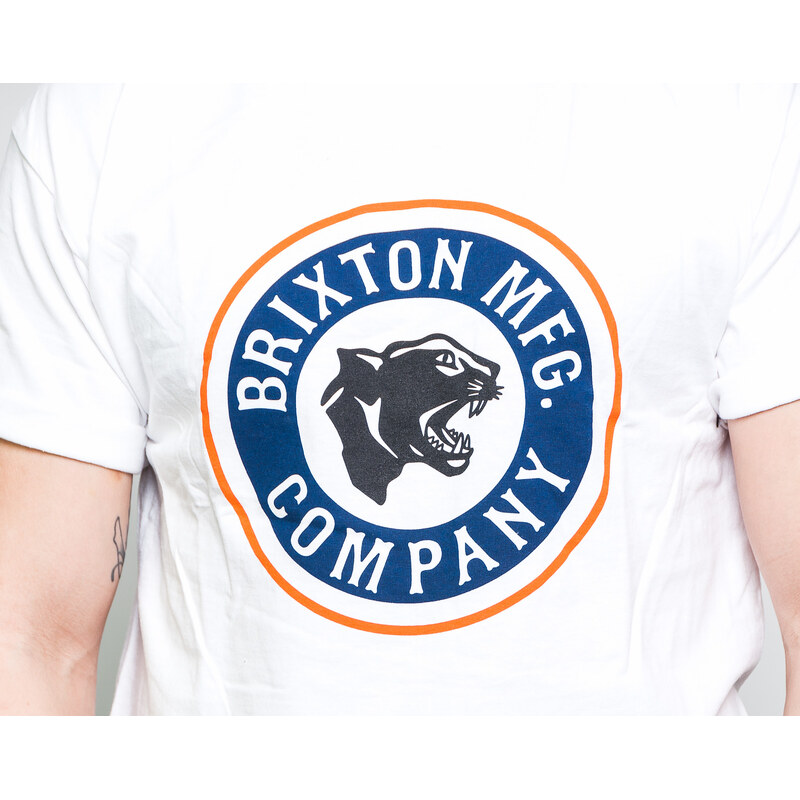 Triko s krátkým rukávem BRIXTON Forte White