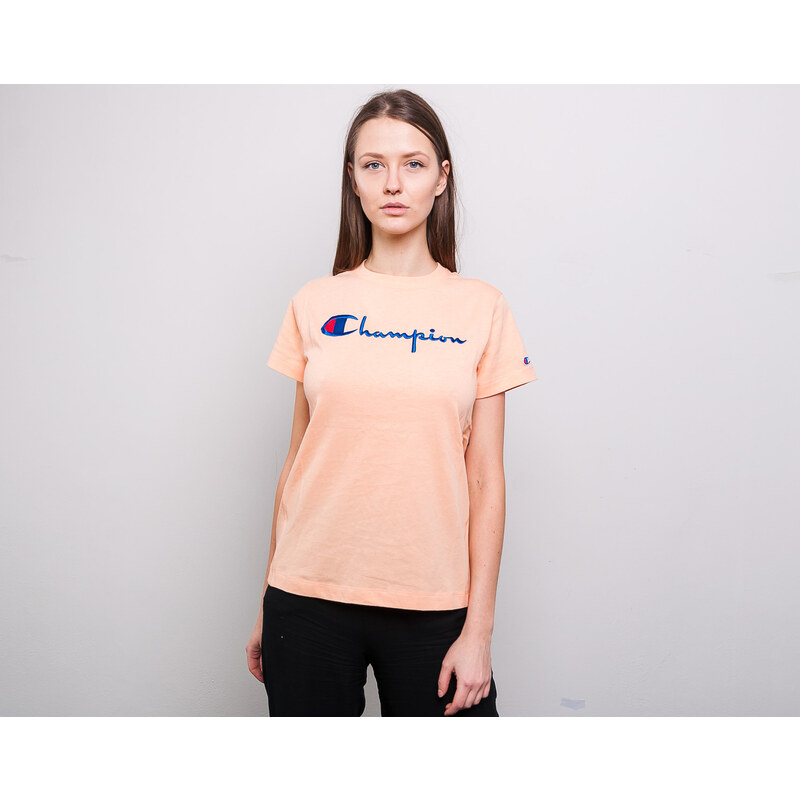 Dámské Triko Champion Crewneck Jersey Salmon Pink 105642209
