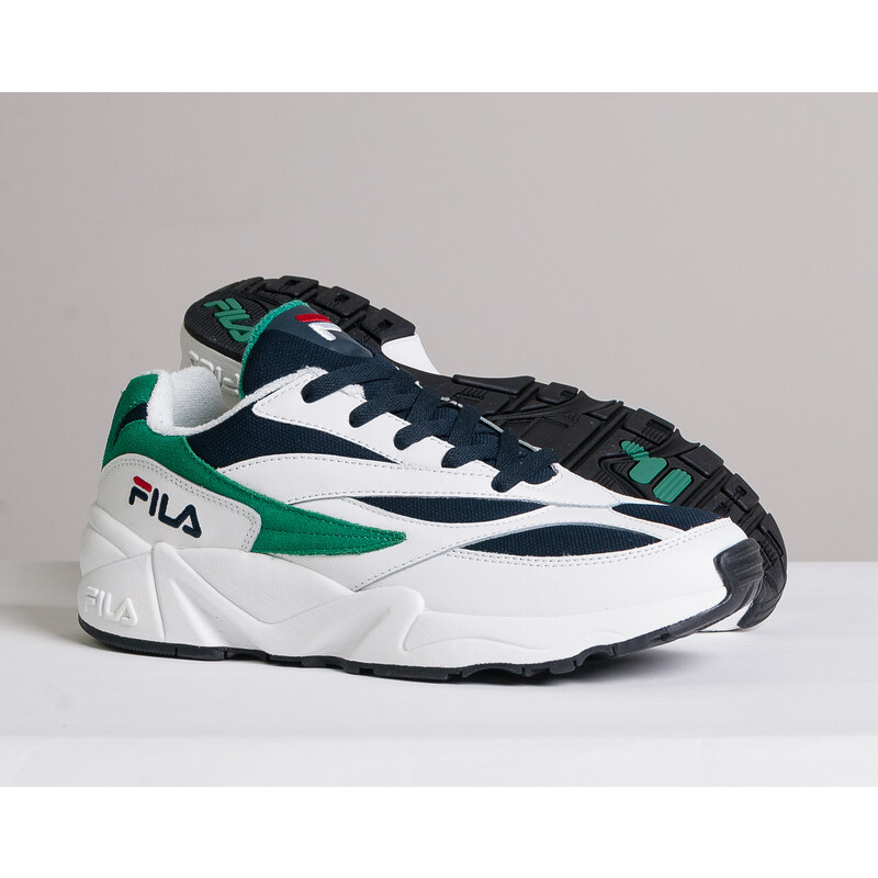 Dámské Boty FILA V94M Low 1010291 White/Navy/Shady Glade