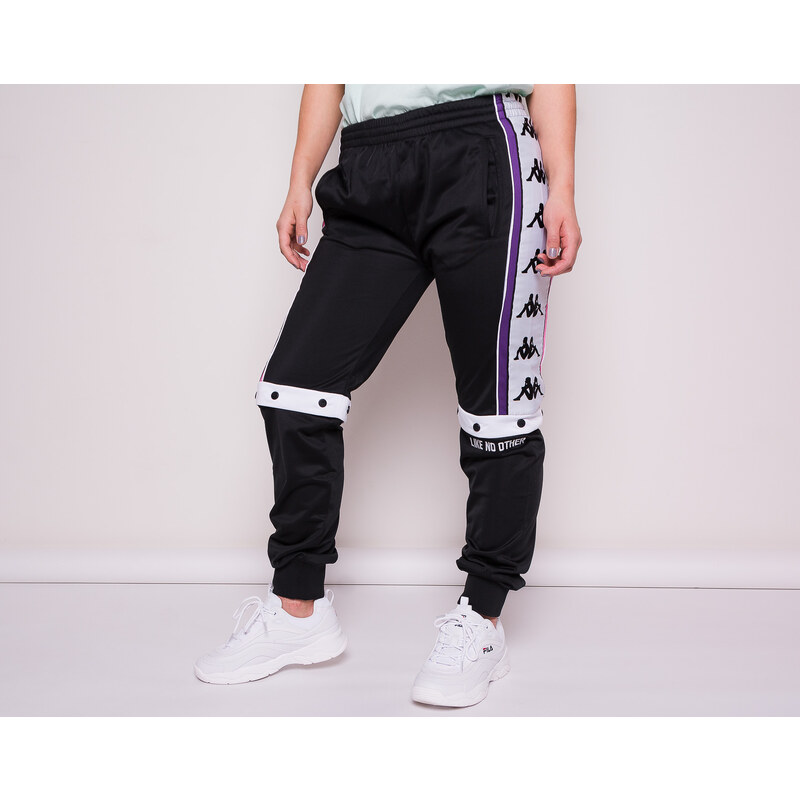Dámské Tepláky Kappa Authentic Bilby Black/Fuchsia/White 51851825