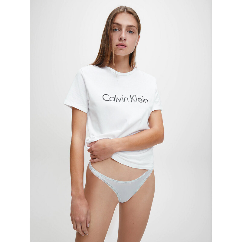 Tanga D3445E-8ZW modrá - Calvin Klein 74062300