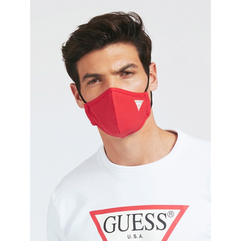 Bavlněná unisex rouška W0YZ17WDXC0-TLRD červená - Guess 100295873