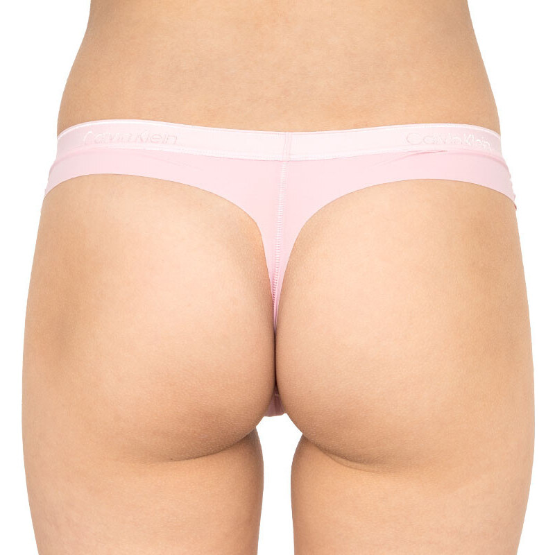 Tanga 2pcs QD3695E-CDJ oranžovorůžová - Calvin Klein