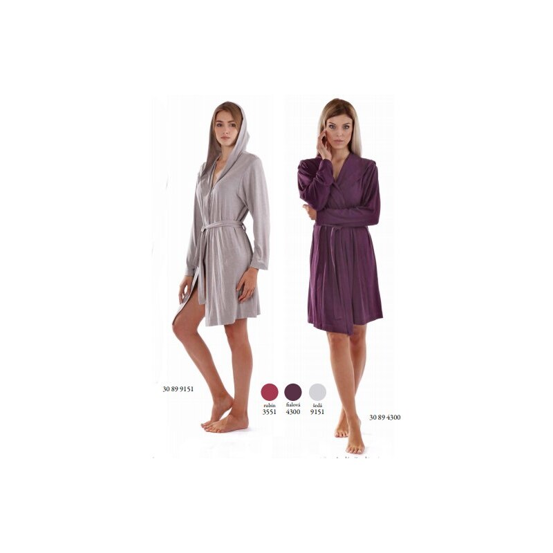 Dámský župan Angora 30 89 9151 šedá - Vestis 51928167