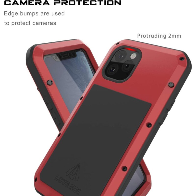 Ochranný kryt na iPhone 11 - LOVE MEI, Powerful Red