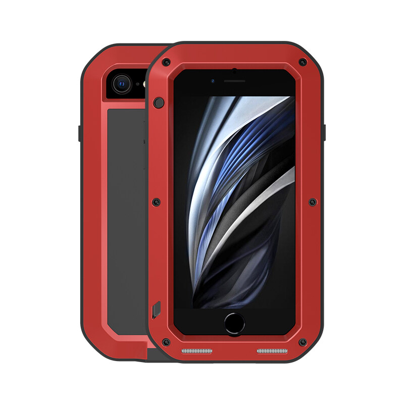 Ochranný kryt pro iPhone 7 / 8 / SE (2020/2022) - LOVE MEI, Powerful Red