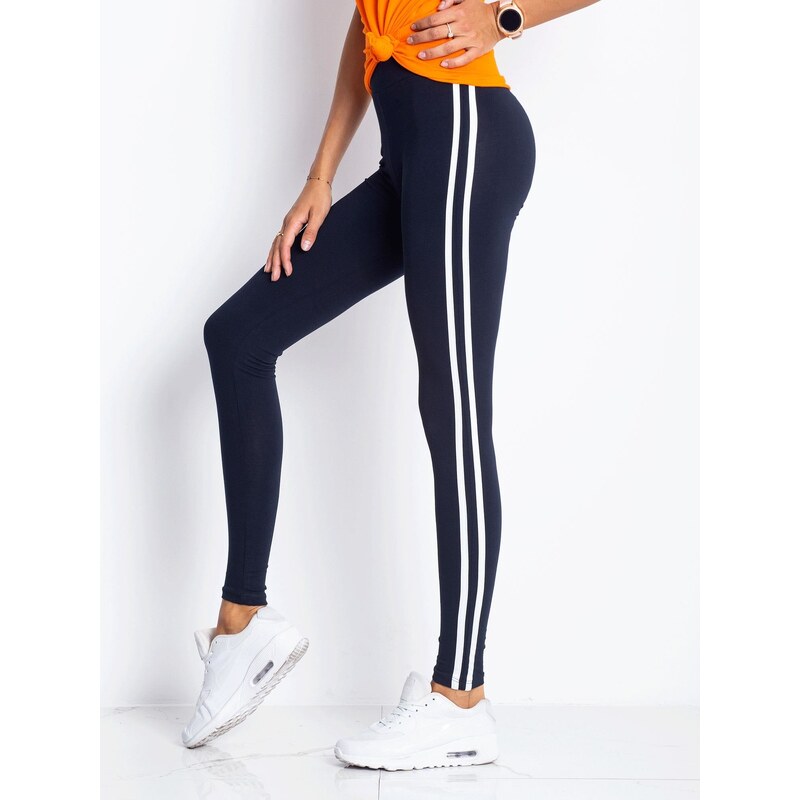 BASIC Feel Good Leggings-RV-LG-4954.12-navy blue