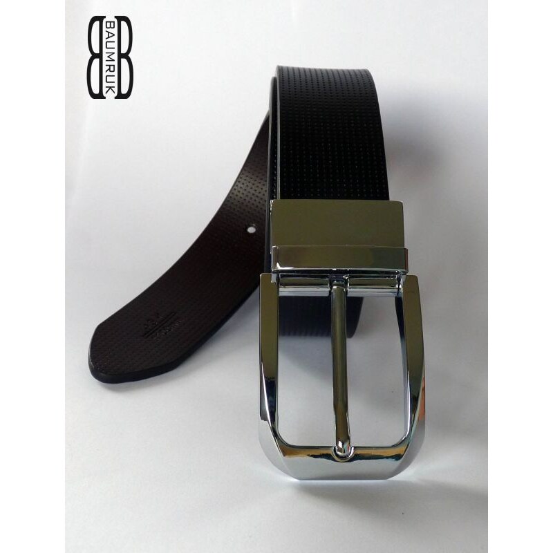 Baumruk Oboustranný kožený pásek B&B II s rotující sponou délka 110 cm
