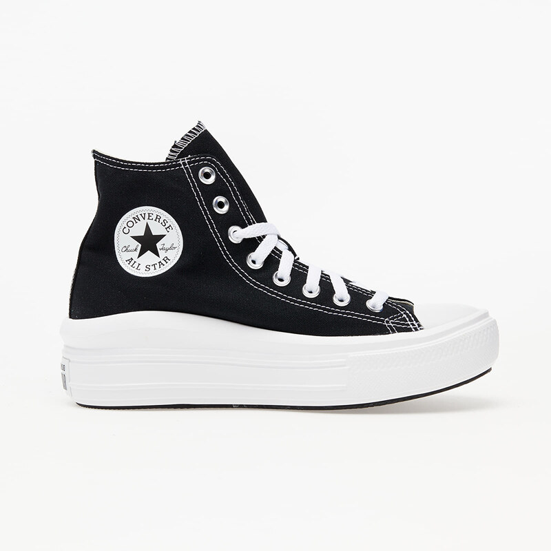 Converse Chuck Taylor All Star Move Hi Black/ Natural Ivory/ White