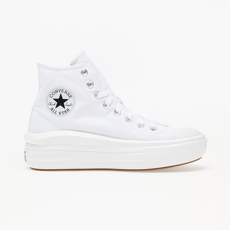 Converse Chuck Taylor All Star Move Hi White/ Natural Ivory/ Black