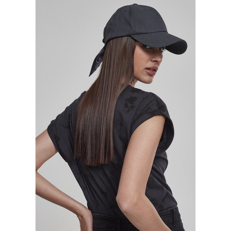 Flexfit Kšiltovka Satin Bow tm. šedá