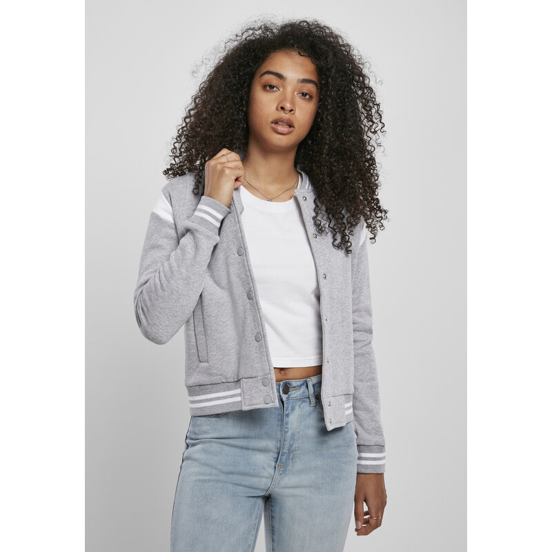 Urban Classics Dámská organická mMikina College Sweat Jacket