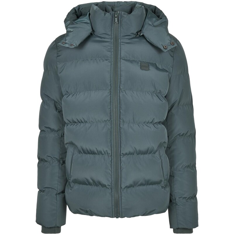 UC Men Bunda s kapucí Puffer Jacket bottlegreen