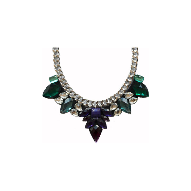 Gems Over náhrdelník Purple