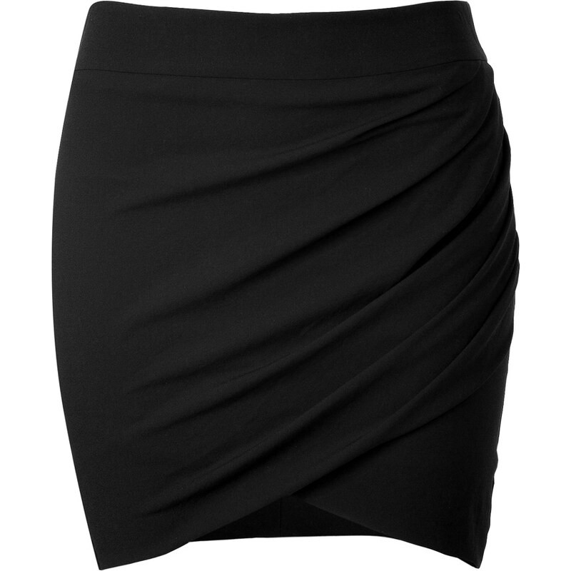 Helmut Lang Crepe Twisted Mini-Skirt