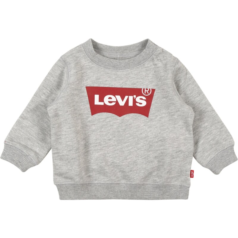 Levis Kids Mikina šedý melír / červená / bílá