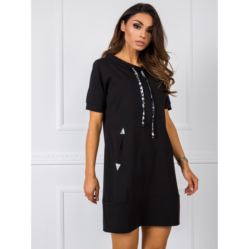 RUE PARIS Dress-RV-TU-R4860.06-black