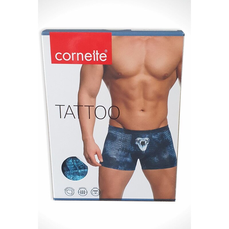 Boxerky Cornette Tatoo 280/211 Red Wine