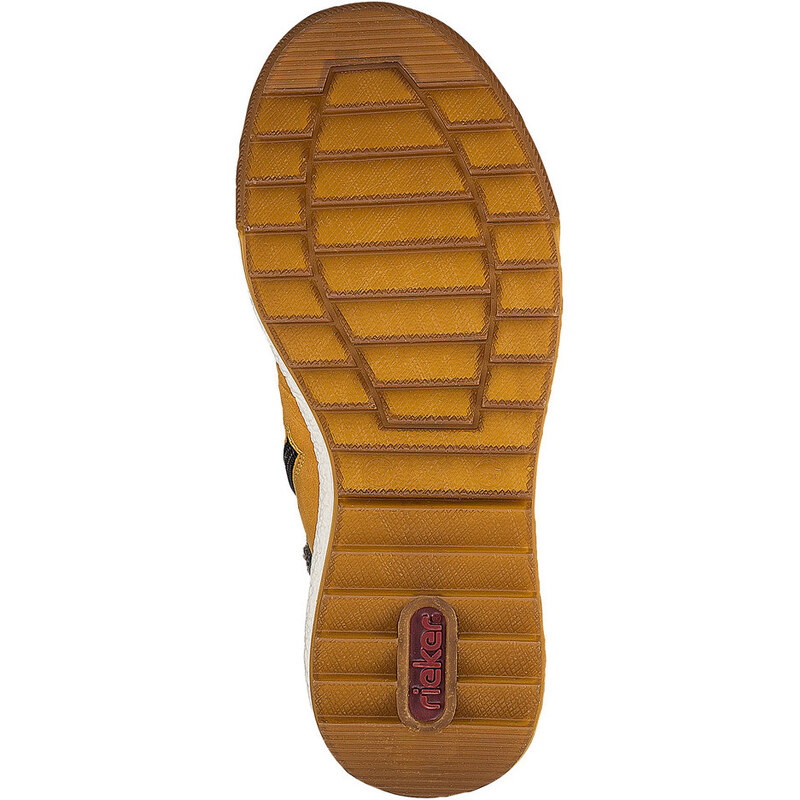 Dámská kotníková obuv RIEKER Y4730-68 žlutá