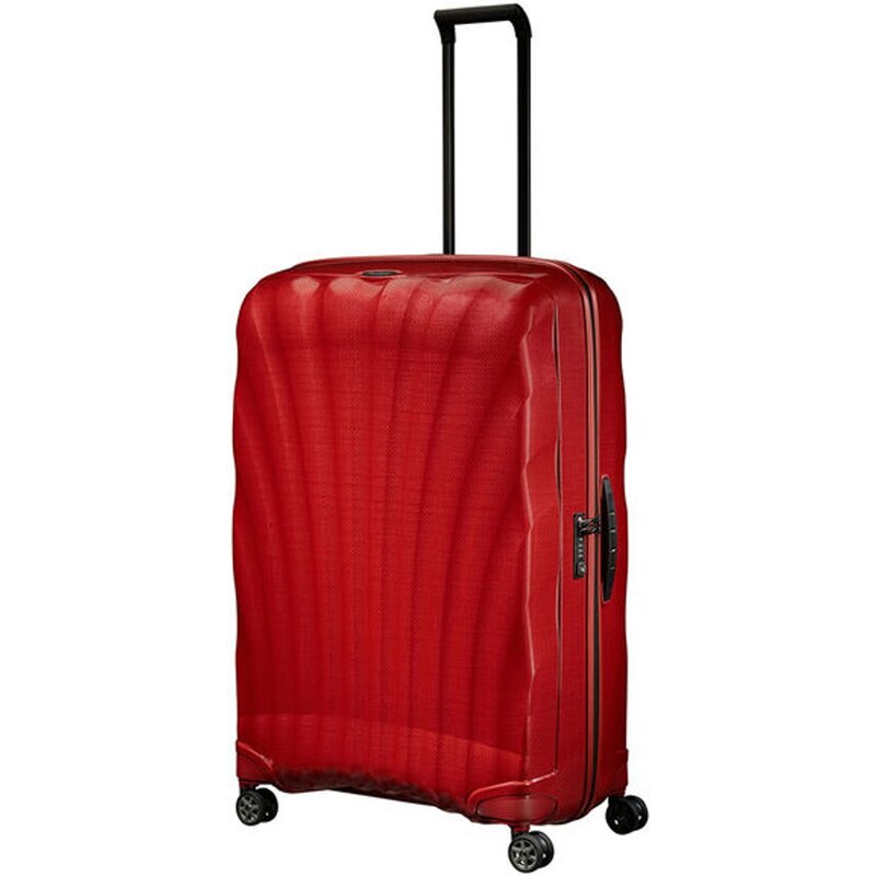 Samsonite Skořepinový cestovní kufr C-lite Spinner 144 l červená