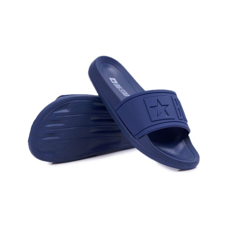 BIG STAR SHOES Children's Sliders Big Star Navy Blue