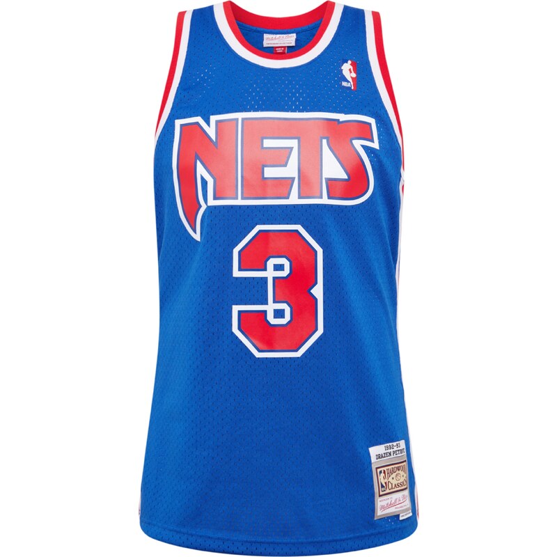 Mitchell & Ness Tričko královská modrá / červená