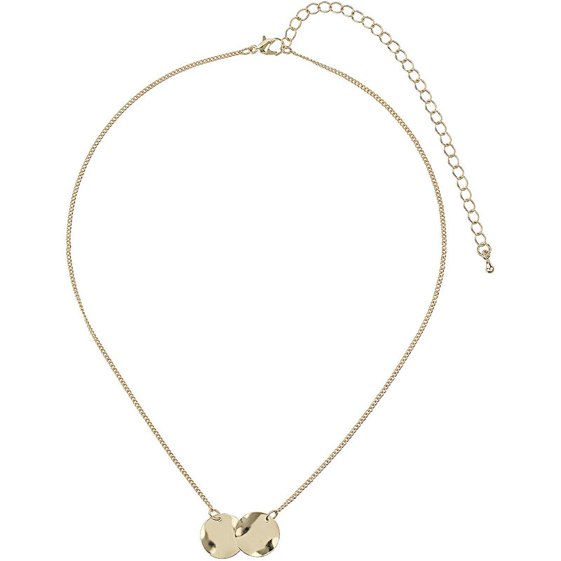 Topshop Overlay Disc Necklace